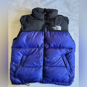 Vintage North Face Puffer Vest (black/purple)